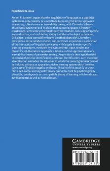 Universal Grammar and Language Learnability