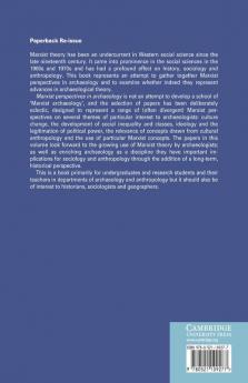Marxist Perspectives in Archaeology