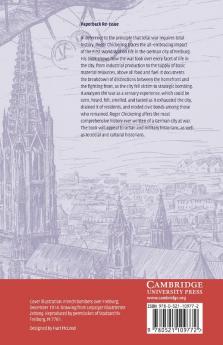 The Great War and Urban Life in Germany
