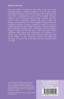 Old Icelandic Literature and Society