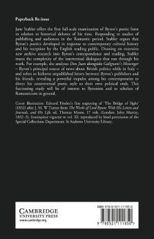Byron Poetics and History
