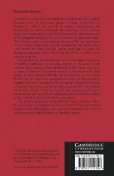 North German Opera in the Age of Goethe