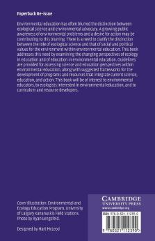 Environmental Education and Advocacy