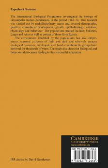 The Human Biology of Circumpolar Populations