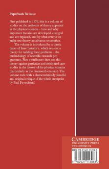 Method and Appraisal in the Physical Sciences