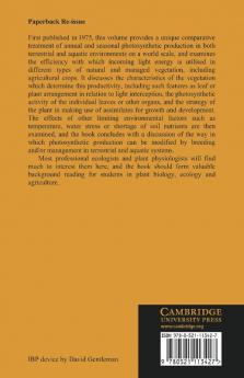 Photosynthesis and Productivity in Different Environments
