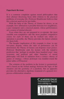 Theory of Games as a Tool for the Moral Philosopher