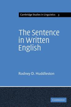 The Sentence in Written English