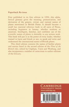 Glossary of the British Flora