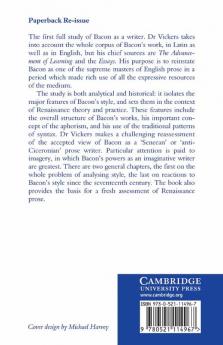 Francis Bacon and Renaissance Prose