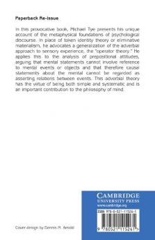 The Metaphysics of Mind