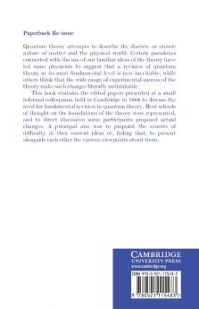 Quantum Theory and Beyond