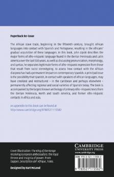 A History of Afro-Hispanic Language