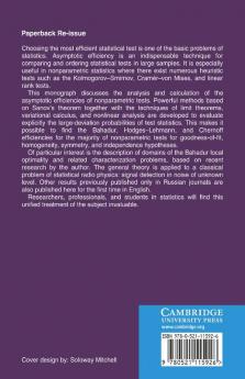 Asymptotic Efficiency of Nonparametric Tests