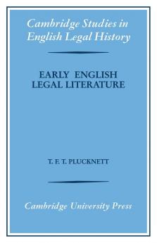 Early English Legal Literature