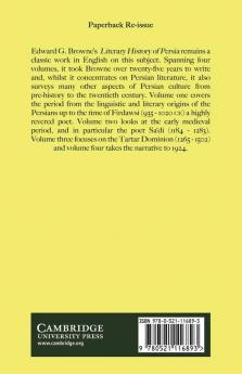 A Literary History of Persia
