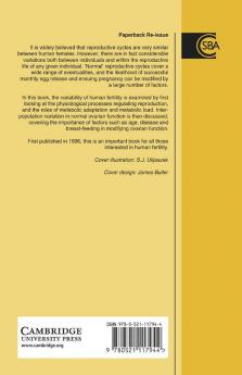 Variability in Human Fertility