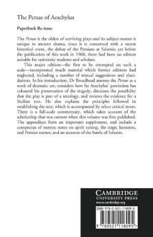 The Persae of Aeschylus