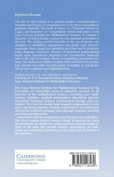 Semantics and Logics of Computation
