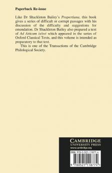 Towards a Text of Cicero 'ad Atticum'