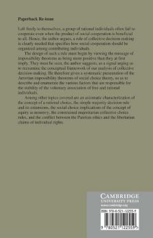 Rational Choice Collective Decisions and Social Welfare