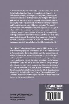 The Sublime in Modern Philosophy