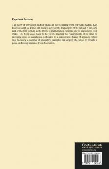 Tables of the Ordinates and Probability Integral of the Distribution of the Correlation Coefficient in Small Samples