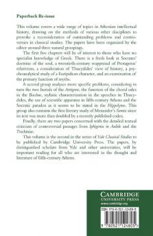 Studies in Fifth Century Thought and Literature