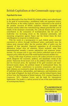 British Capitalism at the Crossroads 1919 1932