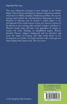 The Theory and Scholarship of Talcott Parsons to 1951