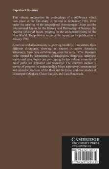 Archaeoastronomy in the New World