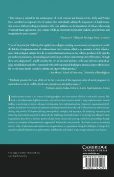Handbook of Implementation Science for Psychology in Education