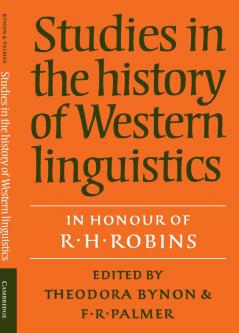 Studies in the History of Western Linguistics
