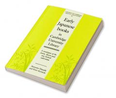 Early Japanese Books in Cambridge University Library
