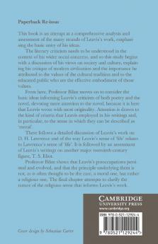 The Literary Criticism of F. R. Leavis