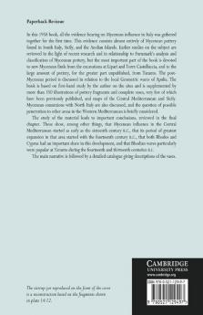 Mycenean Pottery in Italy and Adjacent Areas