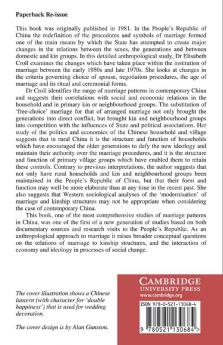 The Politics of Marriage in Contemporary China