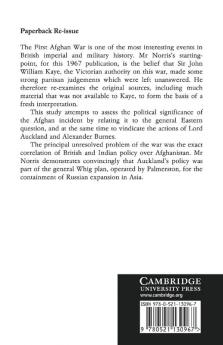 The First Afghan War 1838 1842