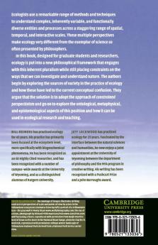 Philosophical Foundations for the Practices of Ecology