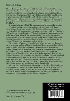 The Movement for Housing Reform in Germany and France 1840-1914 (Cambridge Urban and Architectural Studies)