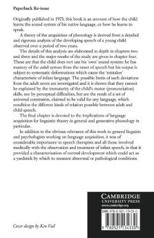 The Acquisition of Phonology