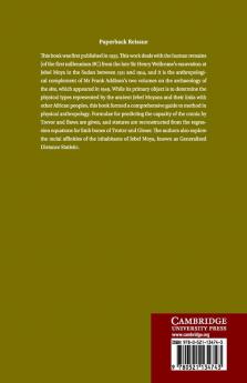 Ancient Inhabitants of Jebel Moya Sudan