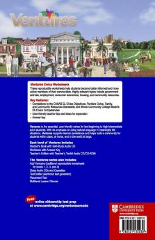 Ventures All Levels Civics Worksheets