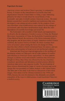 American Science and Modern China 1876-1936