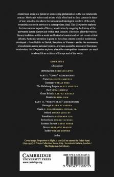 The Cambridge Companion to European Modernism
