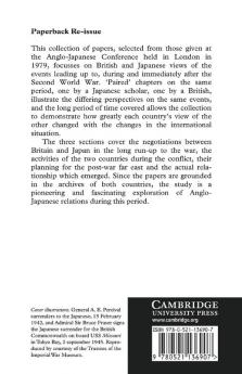 Anglo-Japanese Alienation 1919 1952