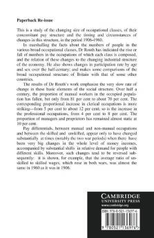 Occupation and Pay in Great Britain 1906 60