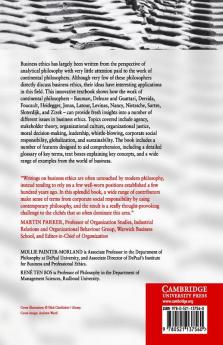 Business Ethics and Continental Philosophy
