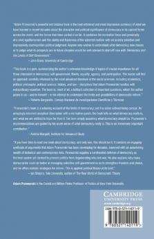 Democracy and the Limits of Self-Government