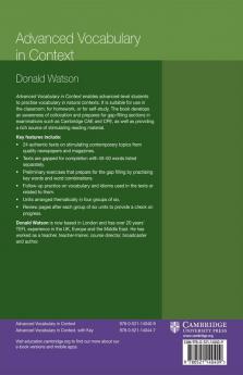 Advanced Vocabulary in Context